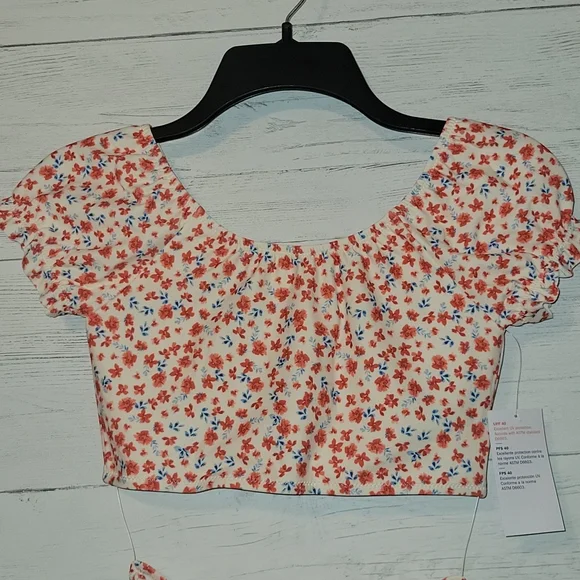 NWT | Old Navy Puff-Sleeve Bikini Swim Set | Large - Picture 4 of 8